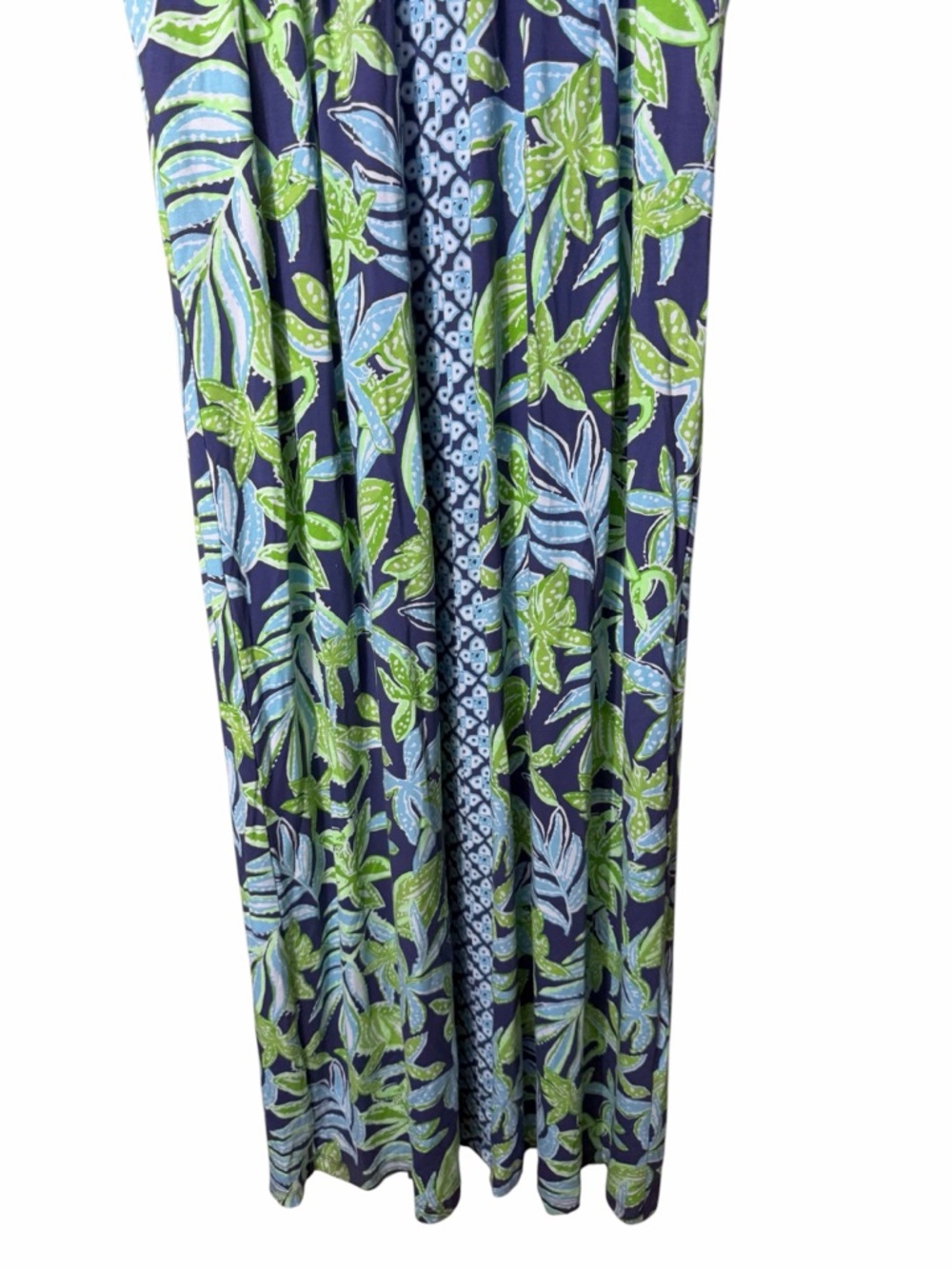 NEW Lilly Pulitzer Carmilla Maxi Dress in Sapphire Pool Tropical Tango Size 14 - Picture 6 of 10